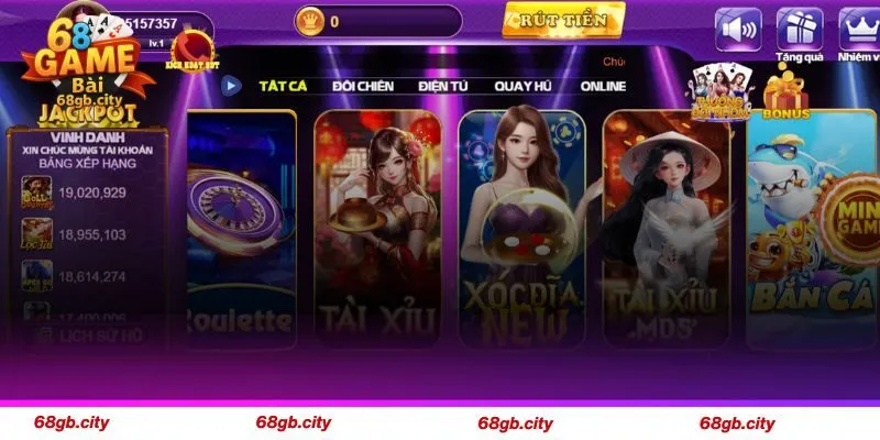 Vài nét sơ qua về trò chơi Tài Xỉu 68 game bài 